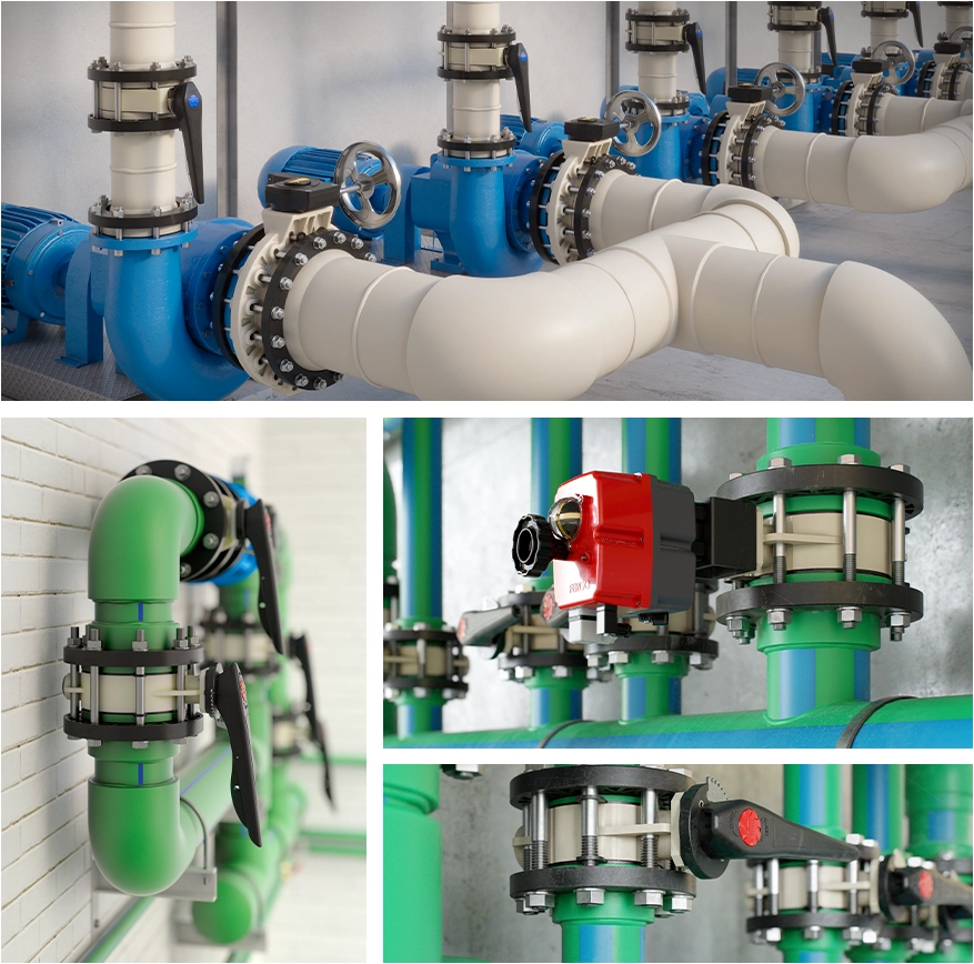 DESIGNED TO SIMPLIFY INSTALLATION | PP-RCT Butterfly Valve in HVAC Installations